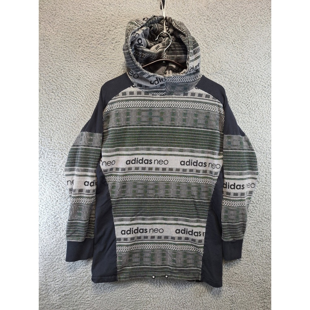 Adidas Hoodie Womens L Multicolor Selena Gomez Neo Geometric Pattern Streetwear
